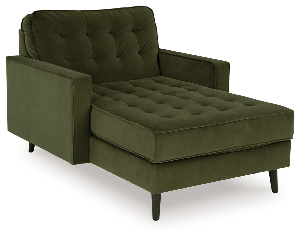Reveon Lakes - Chaise - Olive by Ashley – Chaises