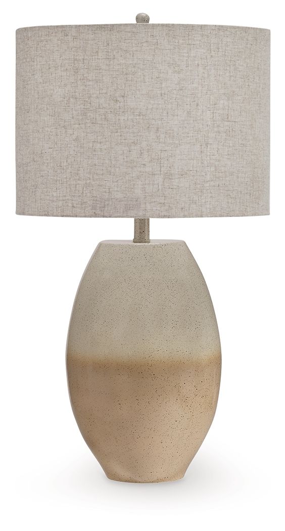 Linas - Metal Table Lamp - Cream / Beige by Ashley – Table Lamps