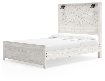 Gerridan - Panel Bed With Sconces by Ashley – view 4