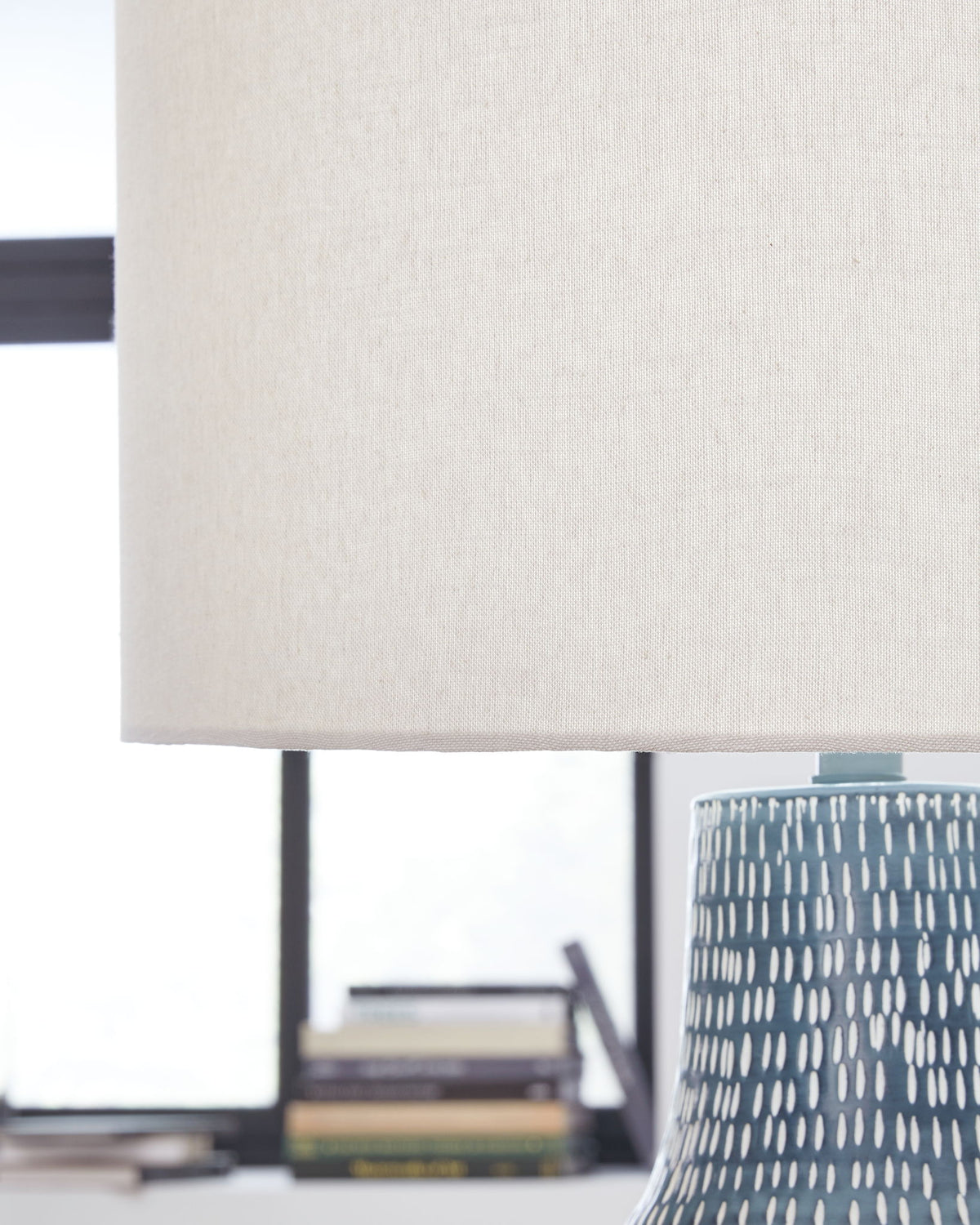 Schylarmont - Metal Table Lamp - Antique Gray / White by Ashley – view 3