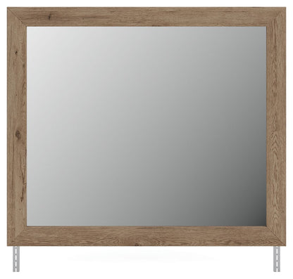 Oliandon - Bedroom Mirror - Light Brown by Ashley – view 2