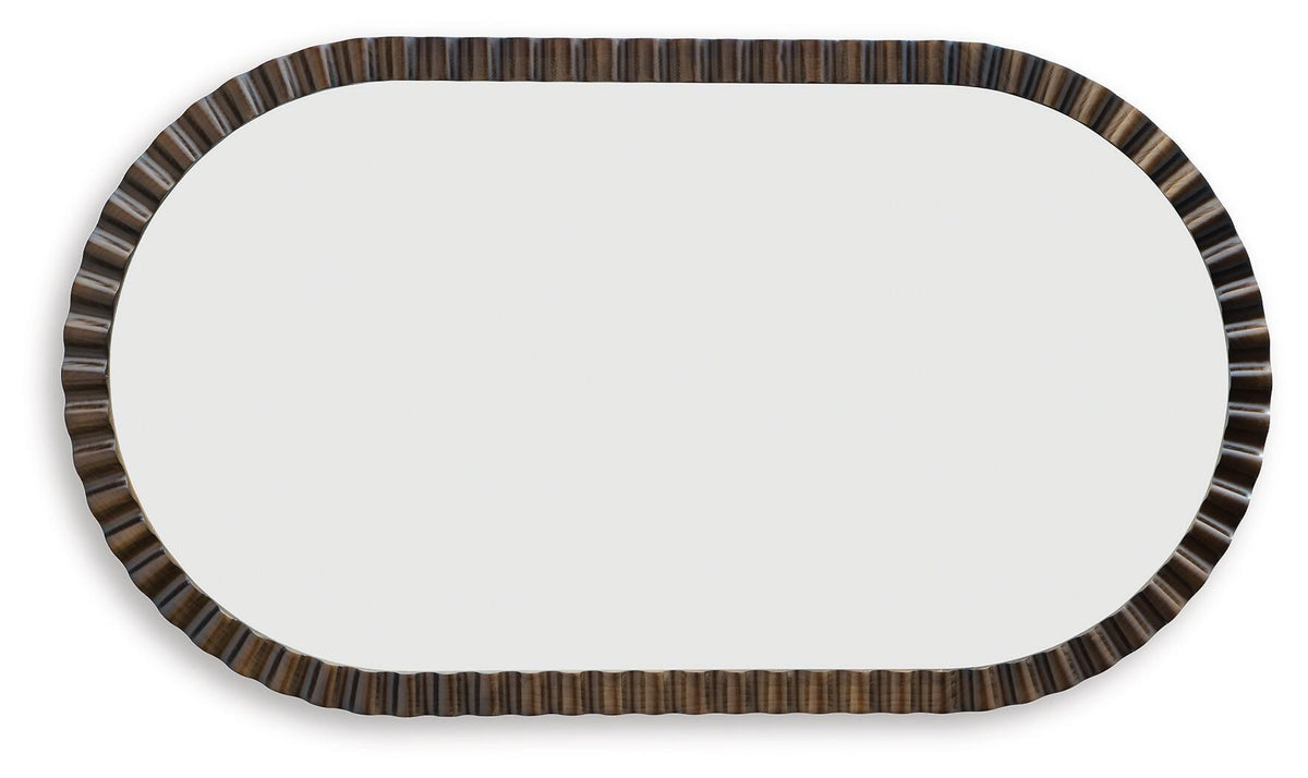 Clorington - Accent Mirror - Dark Brown by Ashley – view 3
