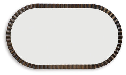 Clorington - Accent Mirror - Dark Brown by Ashley – view 3