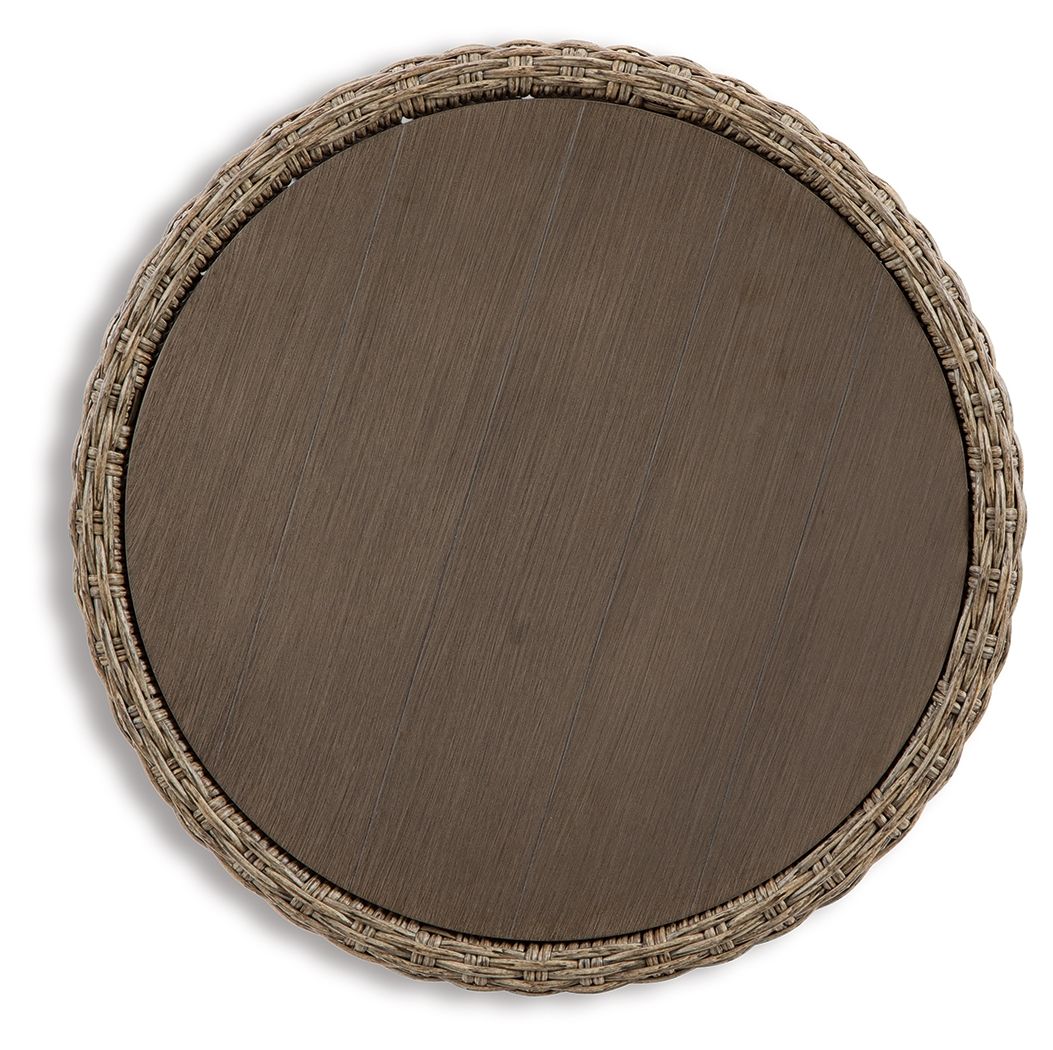 Danson - Round End Table - Beige by Ashley – view 3