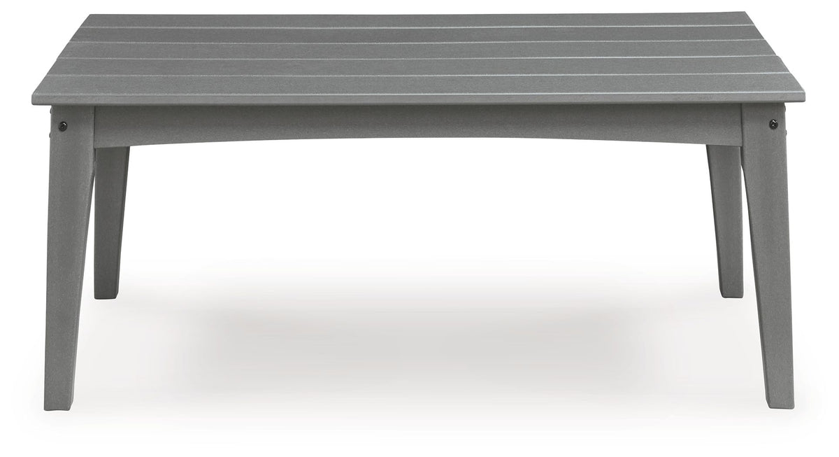 Cove Beach - Rectangular Cocktail Table - Gray by Ashley – view 3