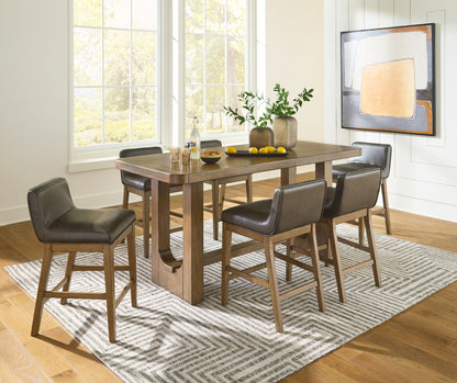 Cabalynn - Rectangular Dining Room Counter Table Set by Ashley – view 2