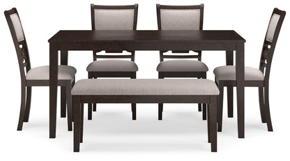 Langwest - Dining Room Table Set (Set of 6) - Brown by Ashley – view 4