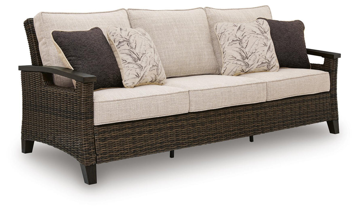 Monterey Point - Sofa With Cushion - Dark Brown by Ashley – Sofas