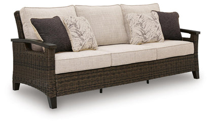 Monterey Point - Sofa With Cushion - Dark Brown by Ashley – Sofas