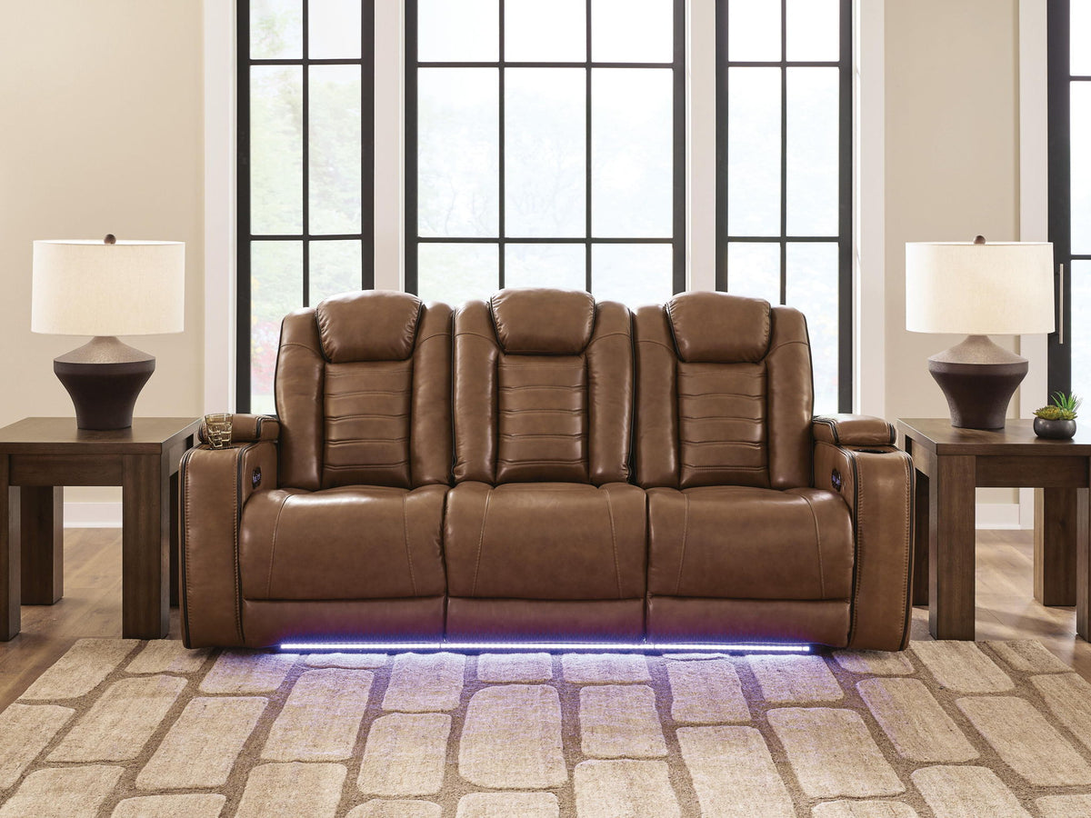 Gruaro - Power Reclining Sofa With Adjustable Headrest - Amber by Ashley – view 4