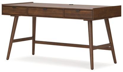 Lyncott - 3 Pc. - Home Office Desk, Chair, Bookcase - Brown by Ashley – view 3