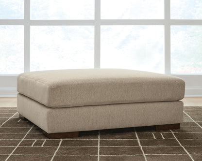 Linenhause - Oversized Accent Ottoman - Dune – view 3