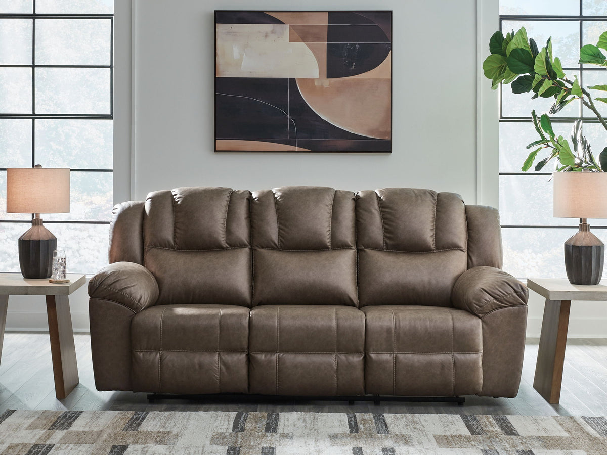 Lowilla - Reclining Sofa - Driftwood by Ashley – view 2