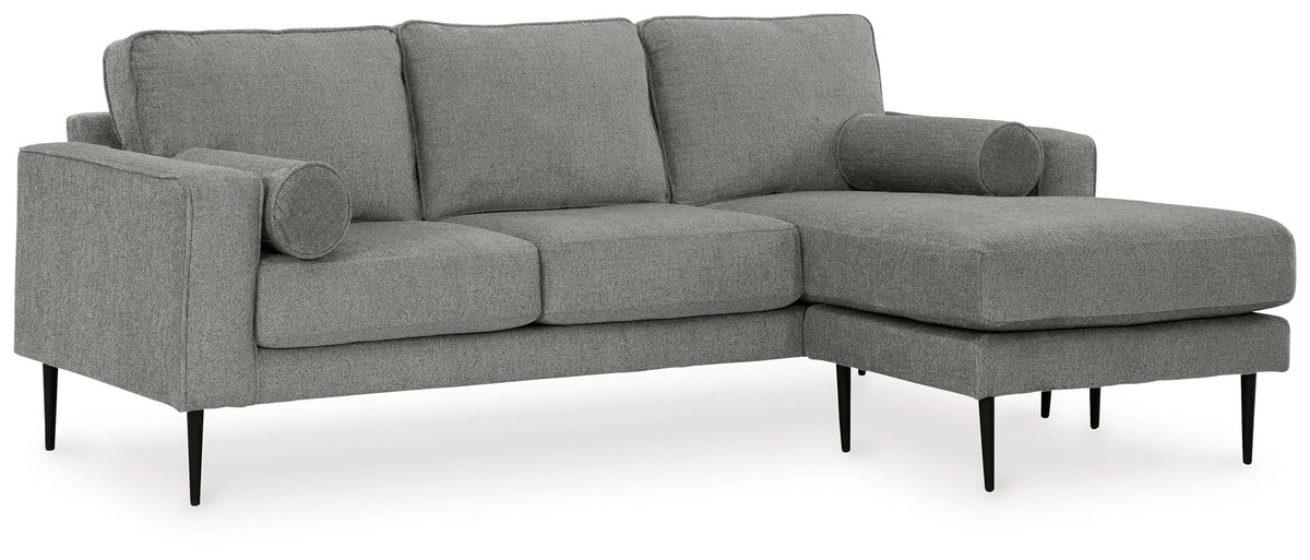 Hazela - 2 Pc. - Sofa Chaise, Loveseat - Charcoal by Ashley – view 3