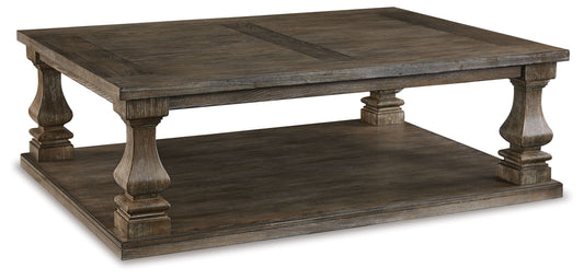 Johnelle - Rectangular Cocktail Table - Gray by Ashley – Cocktail Tables