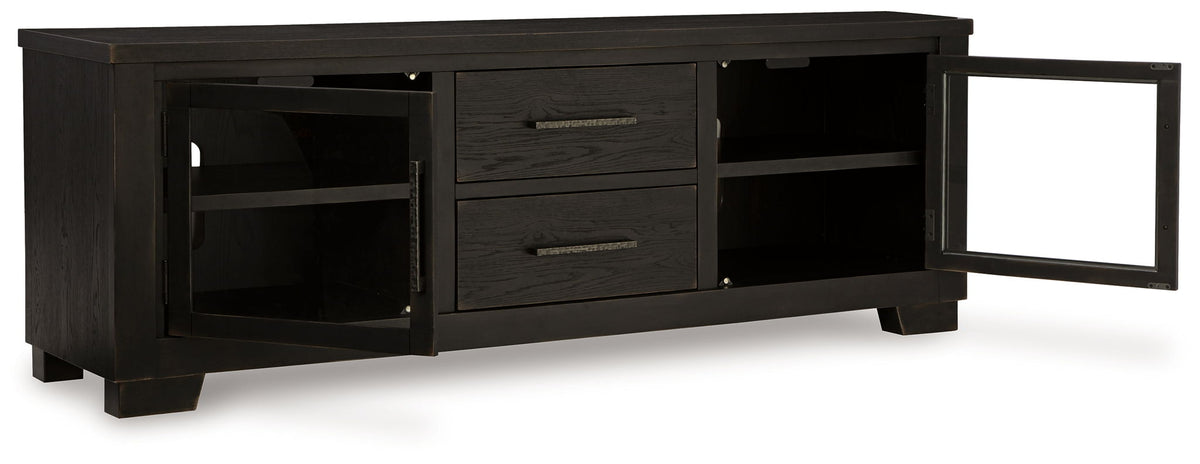 Galliden - Extra Large TV Stand - Black by Ashley – view 4