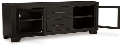Galliden - Extra Large TV Stand - Black by Ashley – view 4