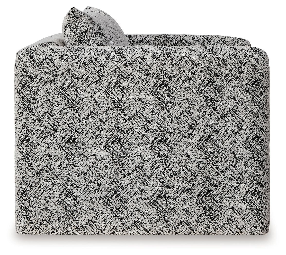 Kenbell - Accent Chair - Black / White by Ashley – view 4