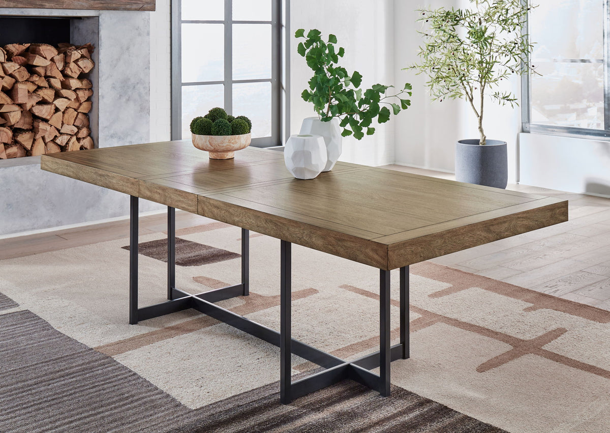 Tomtyn - Rectangular Dining Room Extension Table - Light Brown by Ashley – view 4