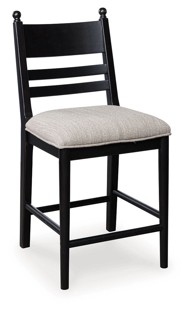 Greddinton - Upholstered Barstool (Set of 2) by Ashley – view 7