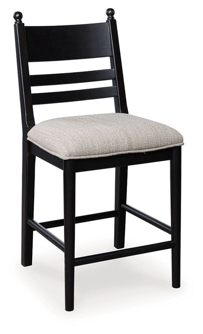 Greddinton - Upholstered Barstool (Set of 2) by Ashley – view 7