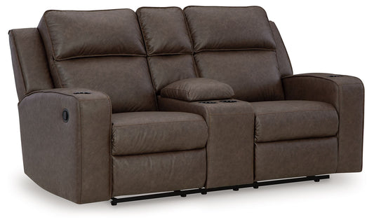Lavenhorne - Double Reclining Loveseat With Console – Reclining Loveseats