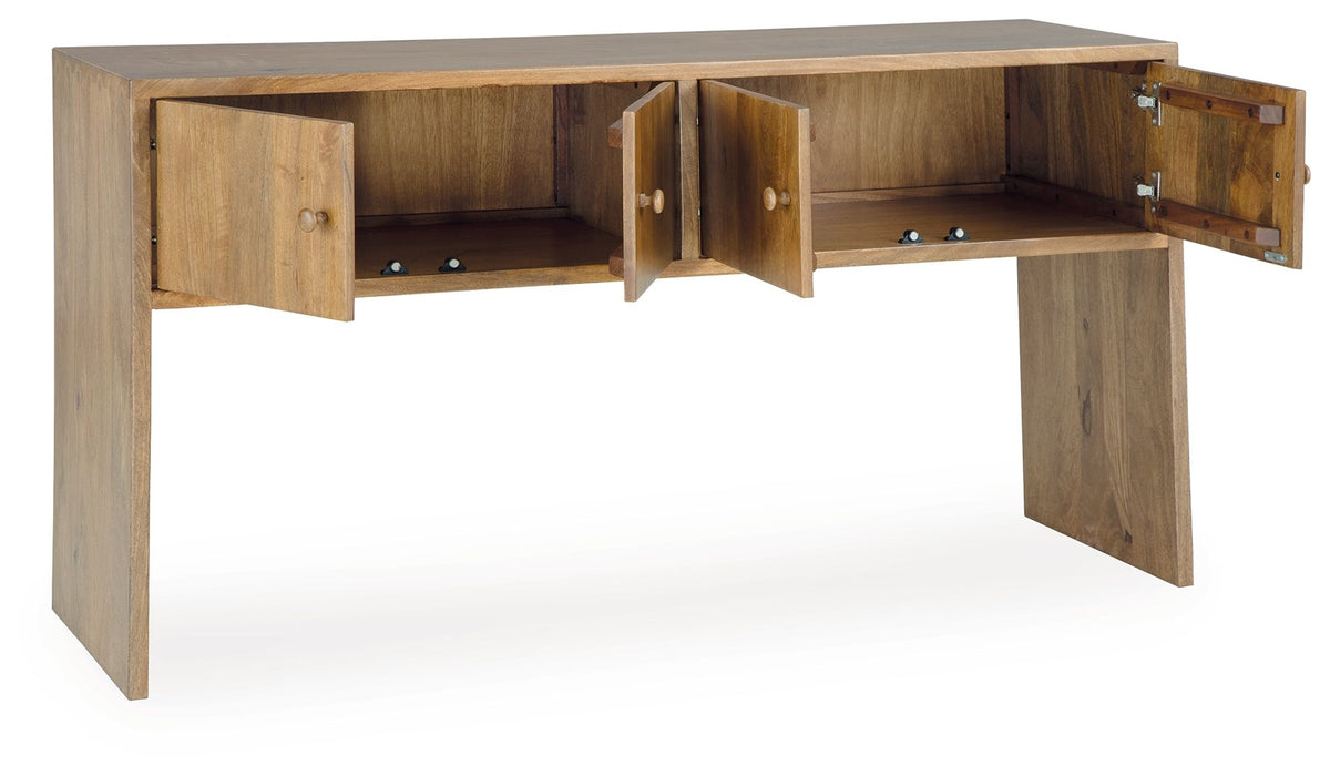 Ella Grove - Console - Rich Brown by Ashley – view 3