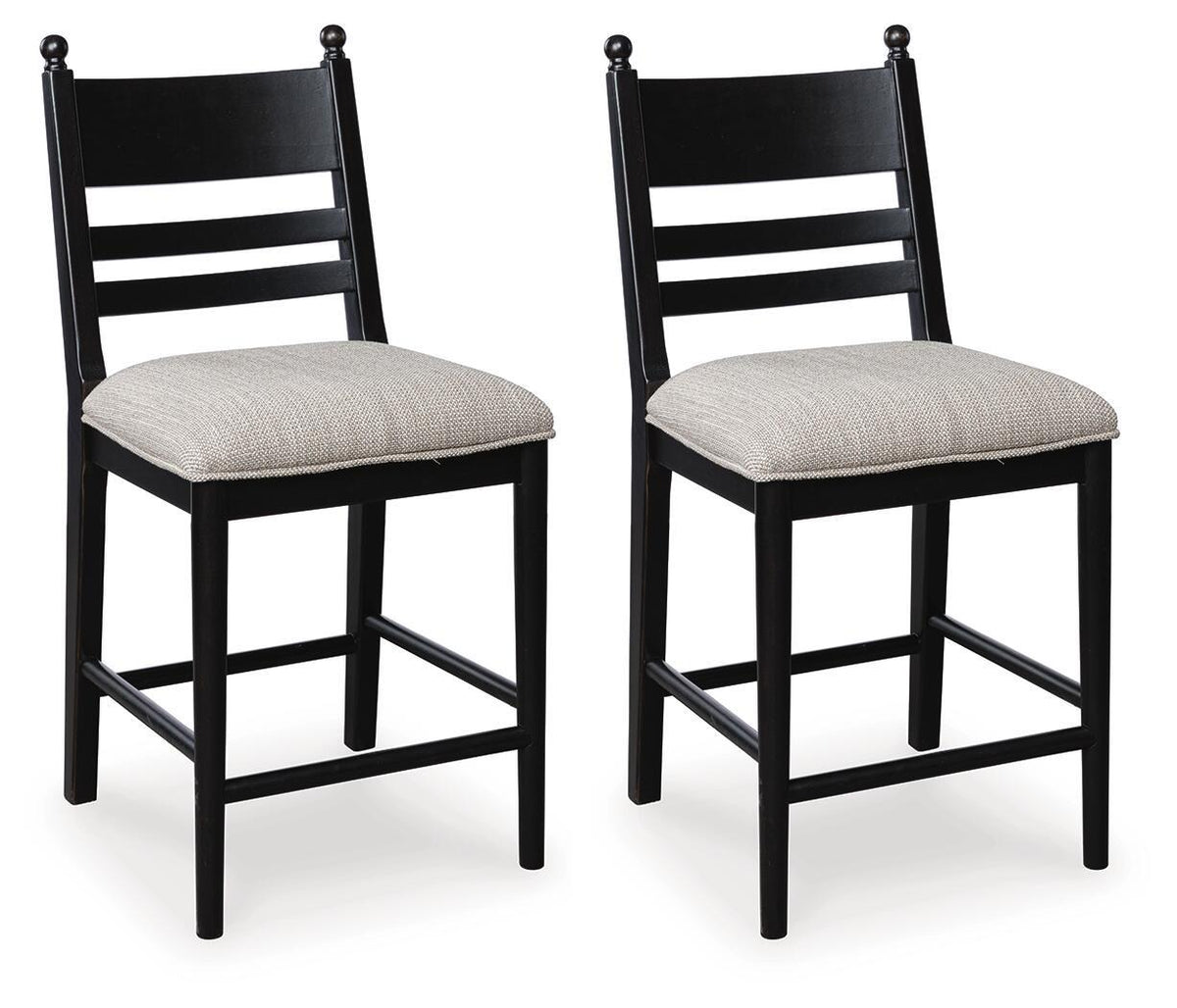 Greddinton - Upholstered Barstool (Set of 2) by Ashley – Stool Sets