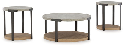 Darthurst - Occasional Table Set (Set of 3) - Light Brown by Ashley – Table Sets