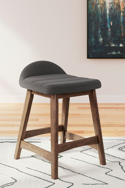 Lyncott - Upholstered Barstool (Set of 2) by Ashley – view 16