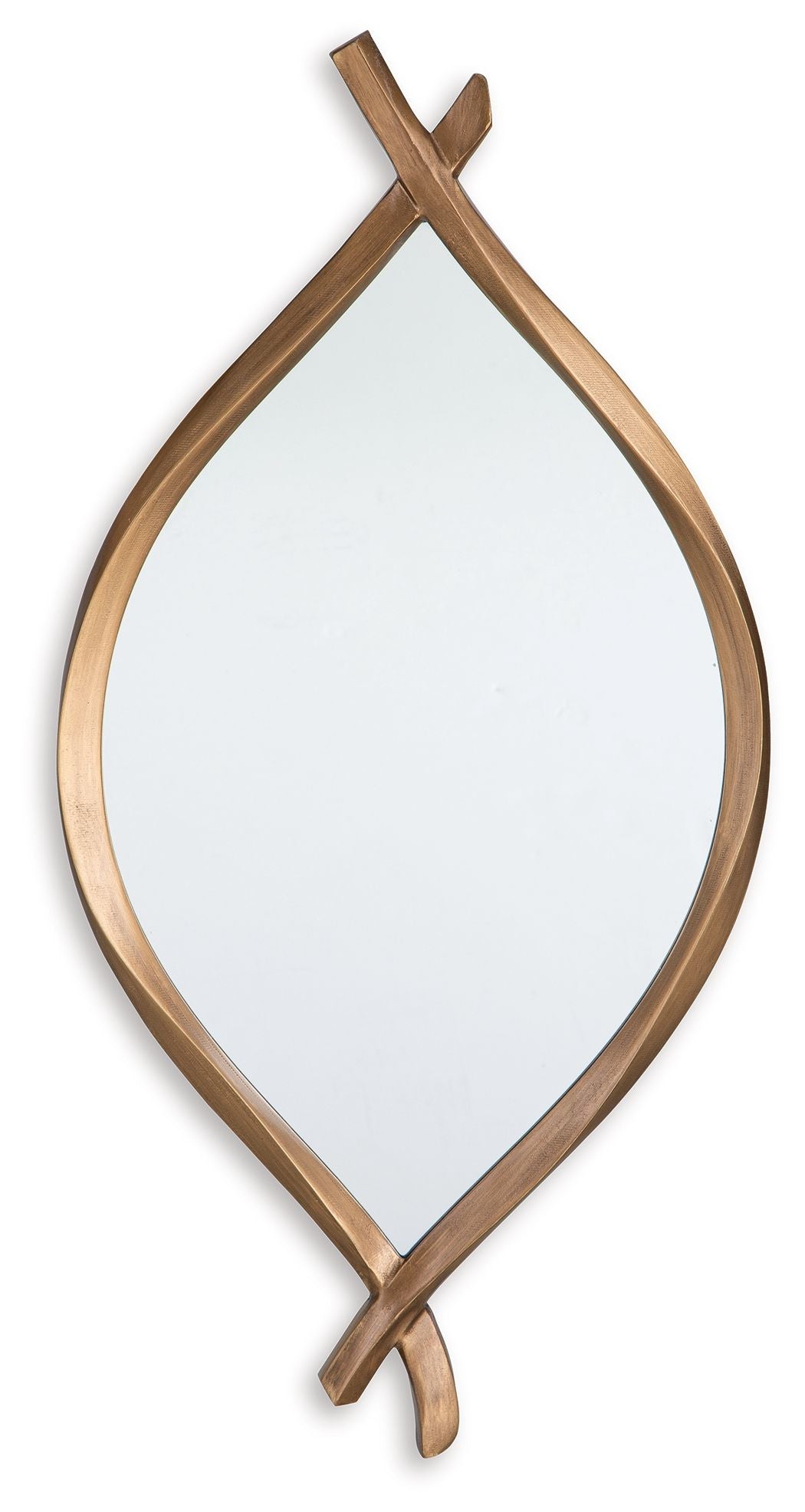 Bartner - Accent Mirror - Antique Gold Finish by Ashley – view 4