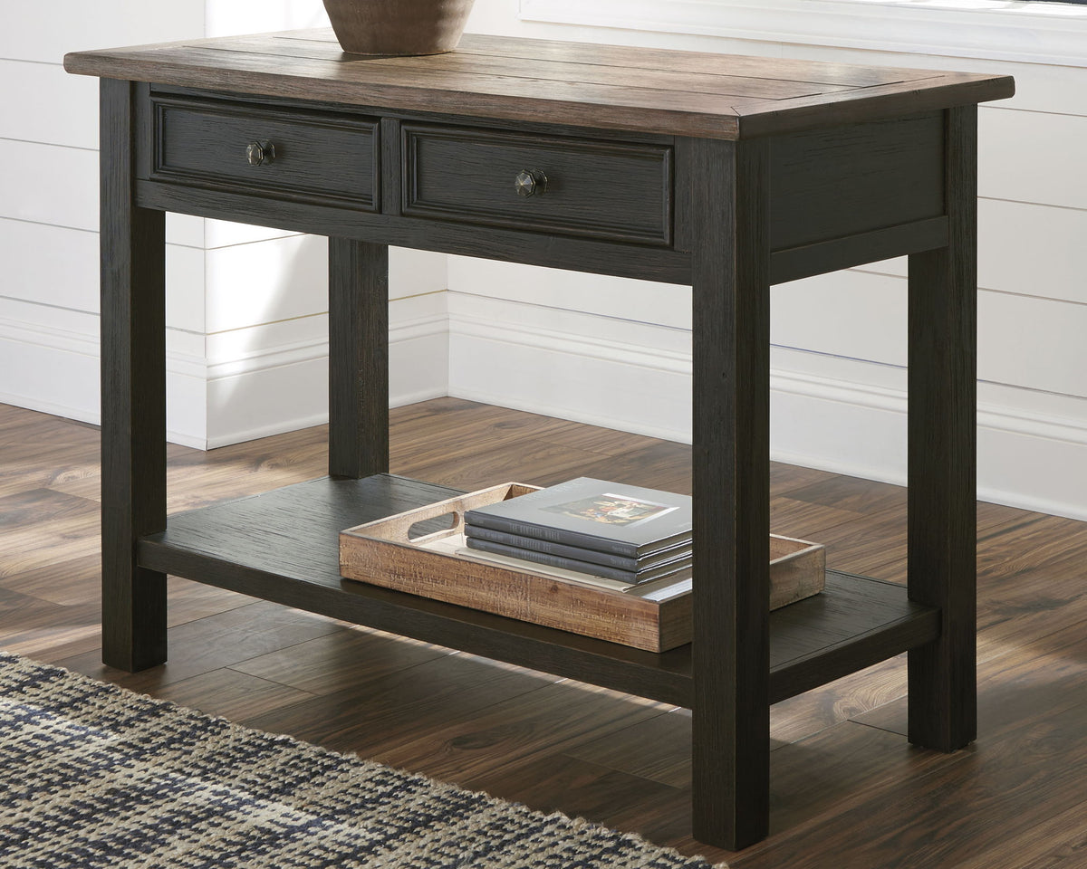 Tyler Creek - Sofa Table - Grayish Brown / Black by Ashley – view 4
