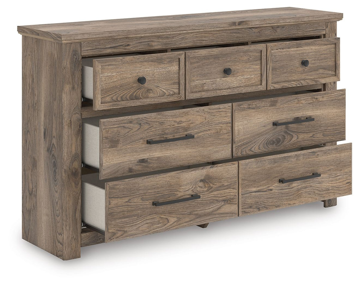 Rusticott - Seven Drawer Dresser by Ashley – view 6