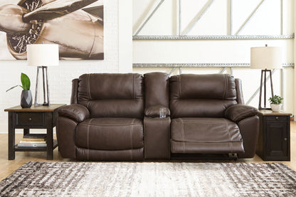 Dunleith - 3 Piece Power Reclining Sectional by Ashley – view 7