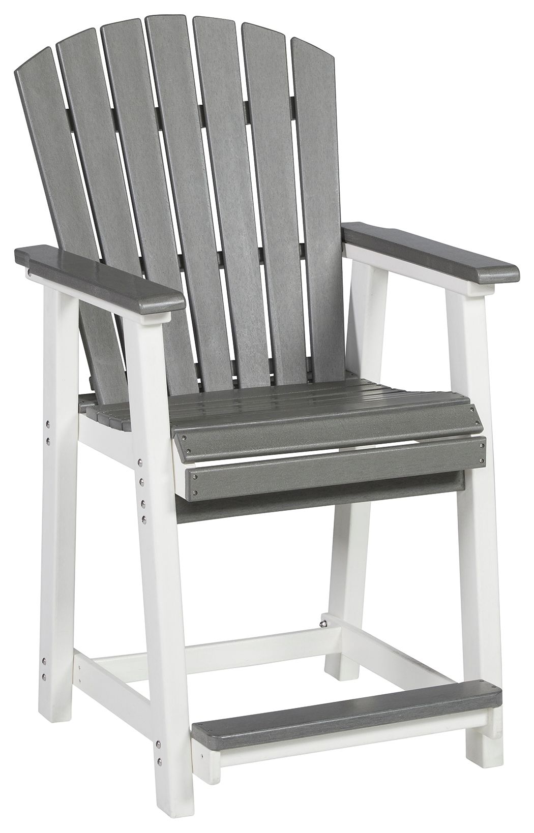 Transville - Barstool (Set of 2) - Gray / White by Ashley – view 3