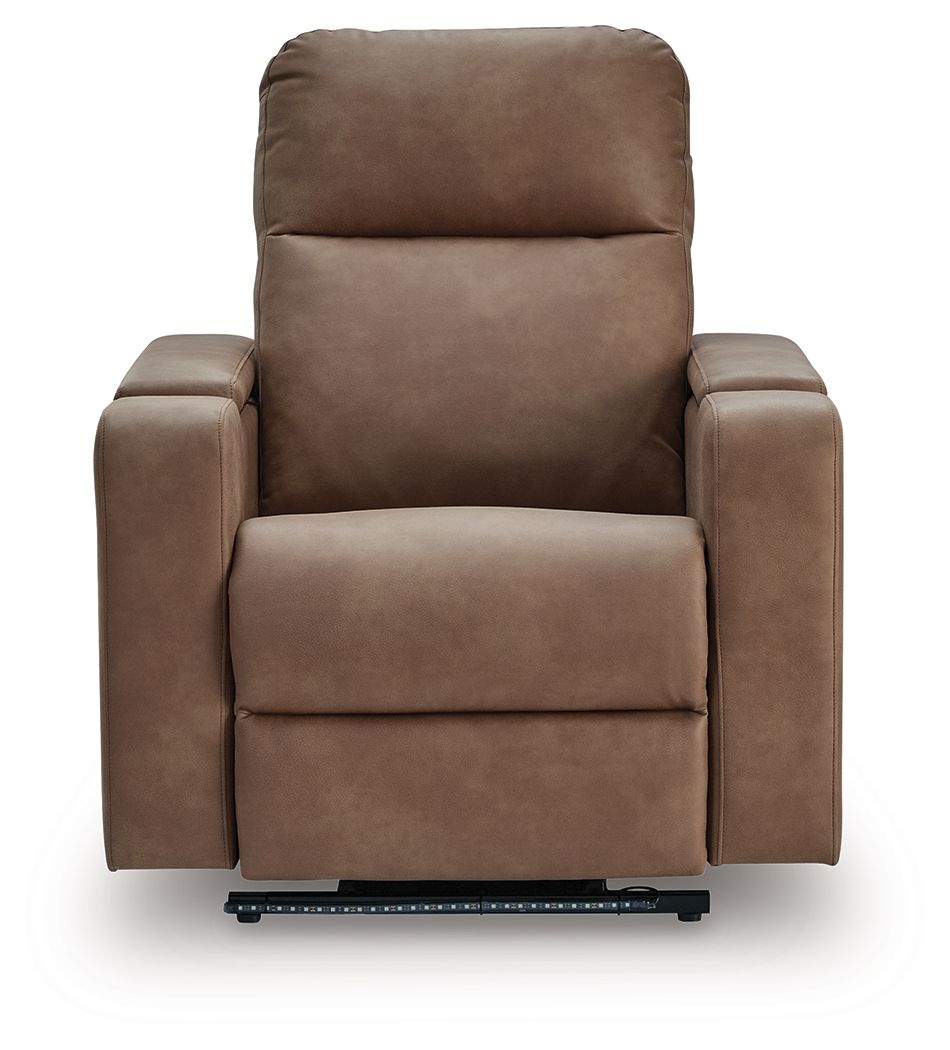 Lorrenton - Glider Power Recliner With Audio System - Caramel by Ashley – view 3