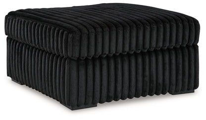 Midnight-Madness - Oversized Accent Ottoman by Ashley – Accent Ottomans
