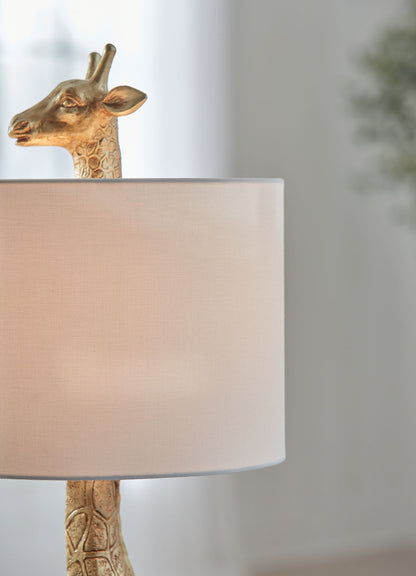 Ferrison - Poly Table Lamp - Gold Finish by Ashley – view 4