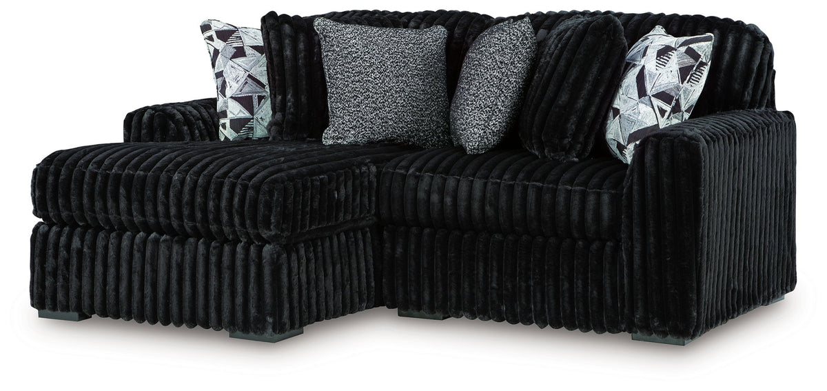 Midnight-Madness - 2 Piece Sectional by Ashley – view 8