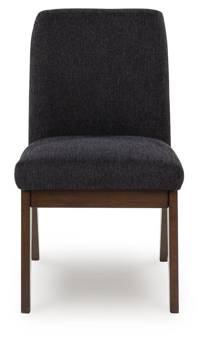 Dilenno - Dining Upholstered Side Chair (Set of 2) - Dark Brown by Ashley – view 4