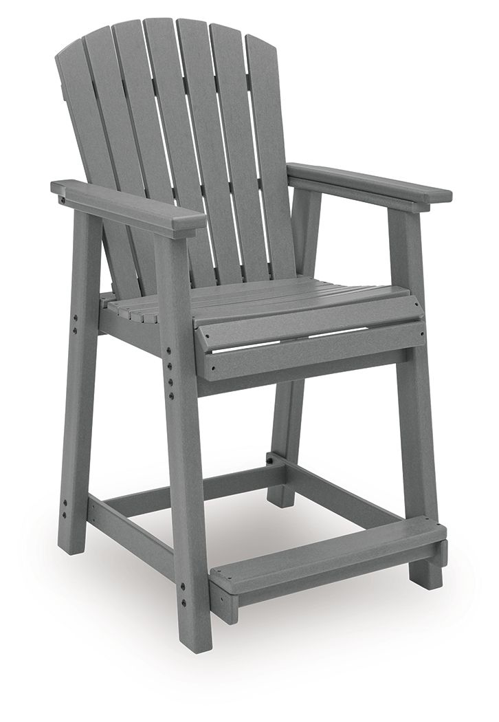 Sanctuary Beach - Barstool (Set of 2) - Dark Gray by Ashley – view 4