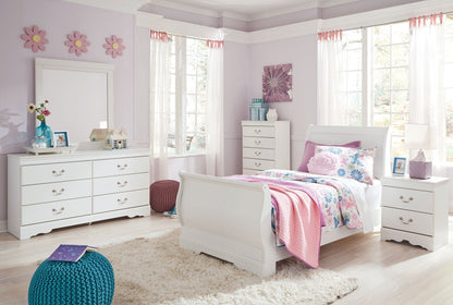 Anarasia - Sleigh Bed Set by Ashley – 6 Piece Bedroom Sets