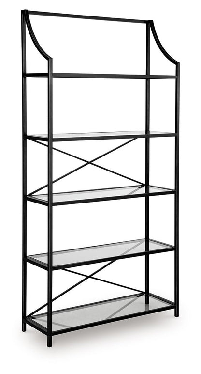 Dakerwell - Bookcase - Antique Black by Ashley – Standard Bookcases