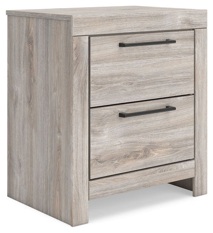Broachmyn - Two Drawer Night Stand by Ashley – view 3