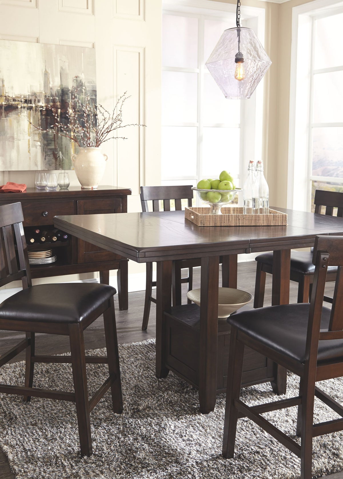 Haddigan - Dining Table With Side Chairs by Ashley – view 8