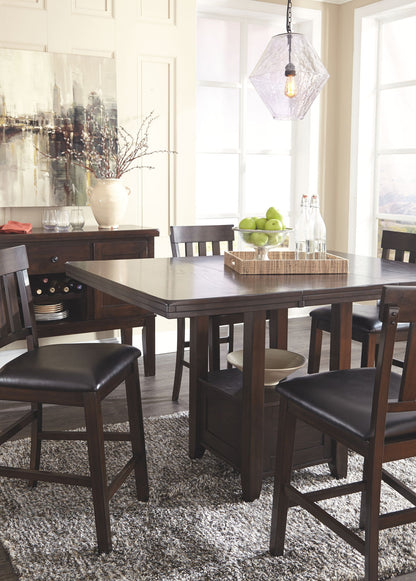 Haddigan - Dining Table With Side Chairs by Ashley – view 8