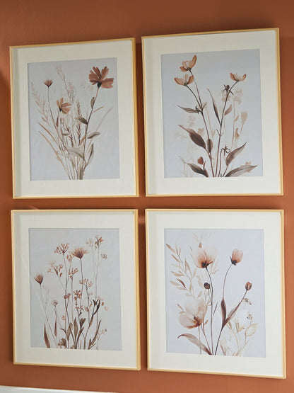 Chettings - Wall Art Set (Set of 4) - Beige / Gray / Blush by Ashley – view 4