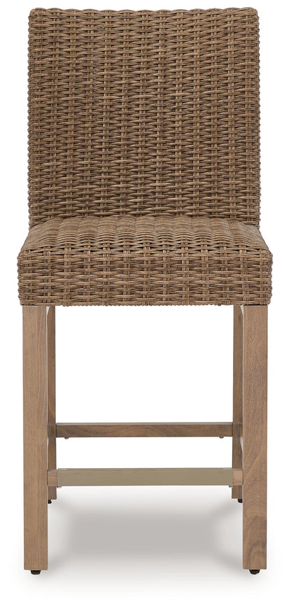 Walton Bridge - Barstool (Set of 2) - Driftwood by Ashley – view 4