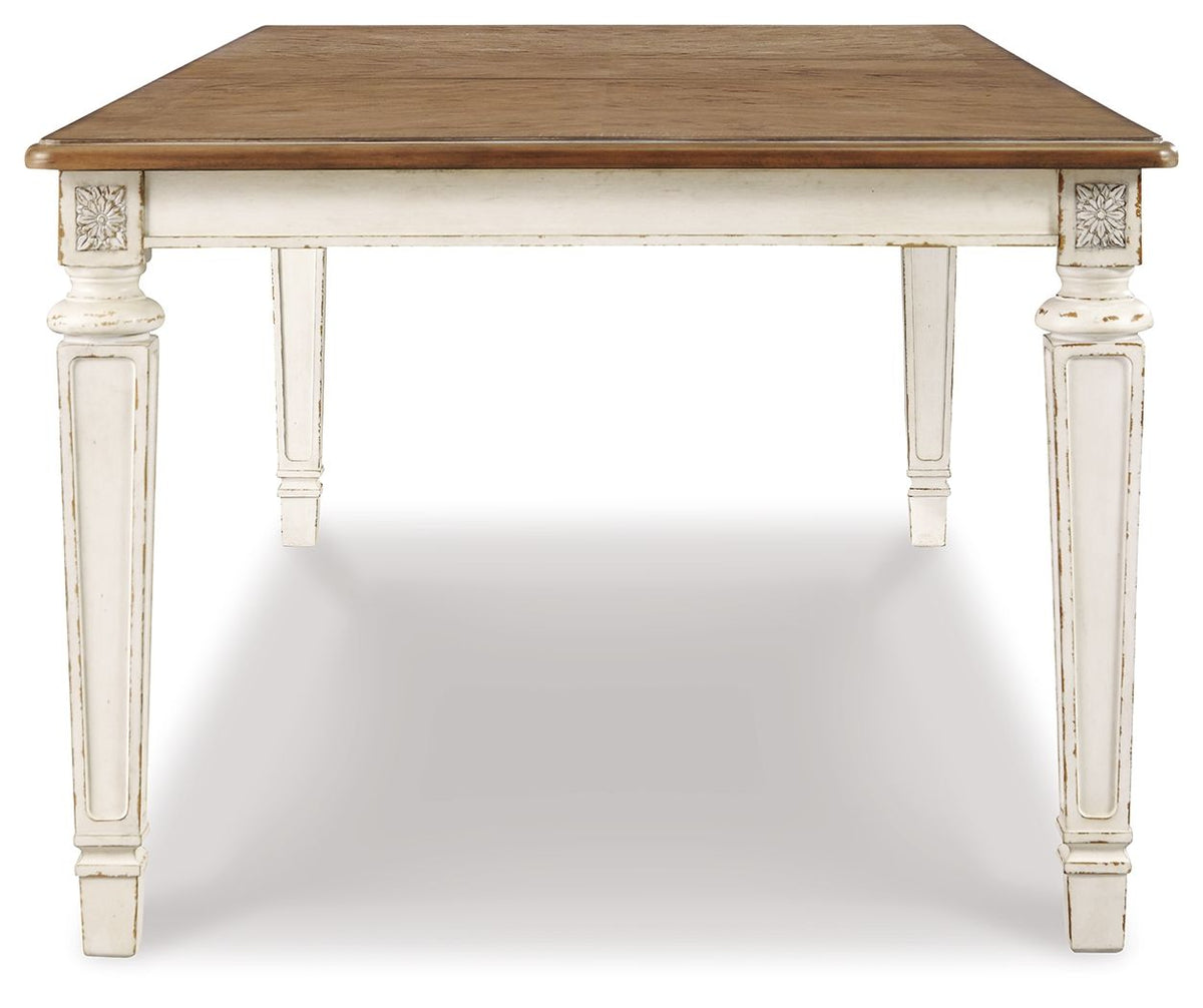 Realyn - Rectangular Dining Room Extension Table - Chipped White by Ashley – view 4