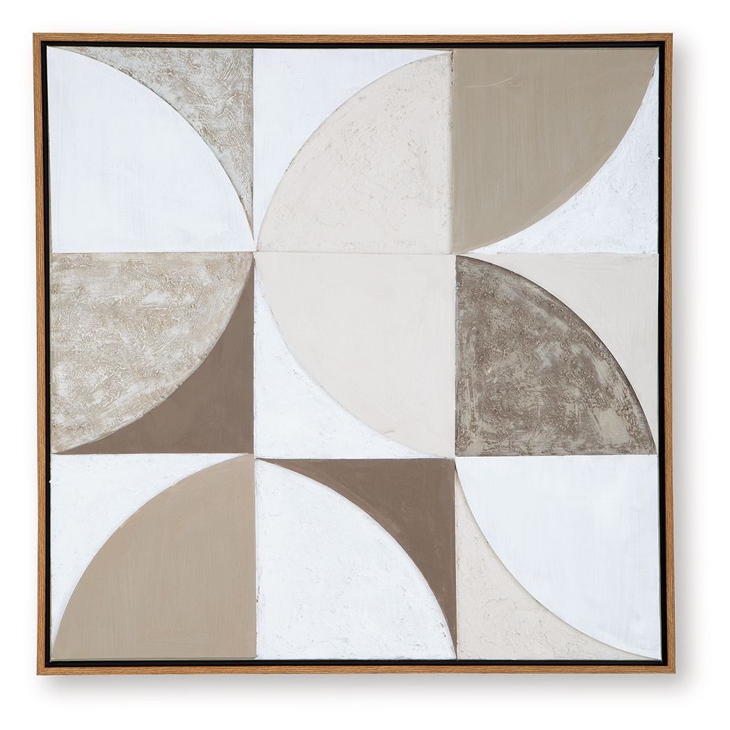 Harelman - Wall Art - Tan / Taupe / White by Ashley – Canvas Art
